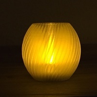 Spiral Tea Candle - Thumbnail 4