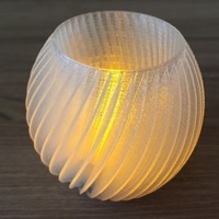 Spiral Tea Candle - Thumbnail 5