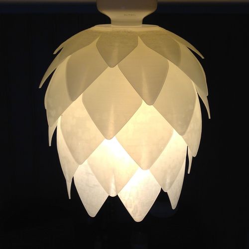 Pine Cone Lampshade 3D Print 100767