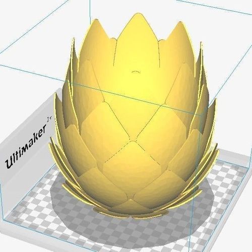 Pine Cone Lampshade 3D Print 100770