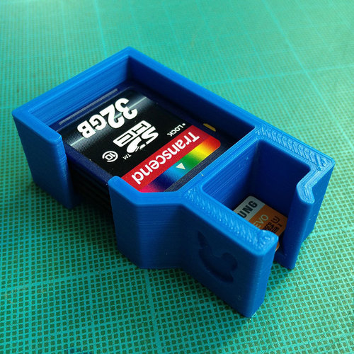 SD cards container 3D Print 100783