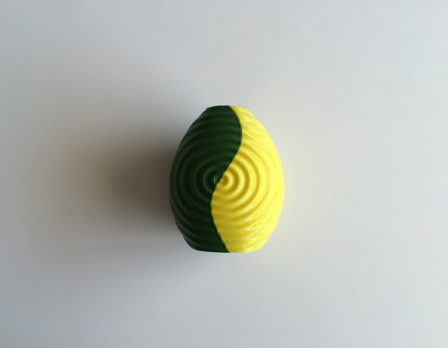 Ripple Vase (Dual Extrusion / 2 Color) 3D Print 100854