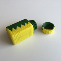 ZigZag Bottle & Screw Cup (Dual Extrusion / 2 Color) - Thumbnail 1