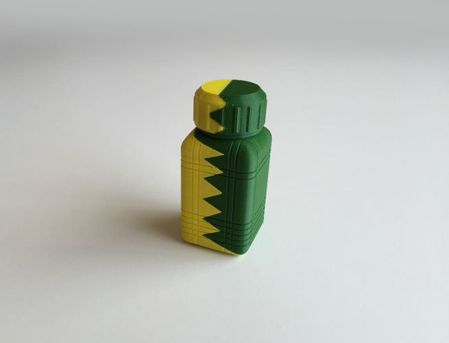 ZigZag Bottle & Screw Cup (Dual Extrusion / 2 Color) 3D Print 100858