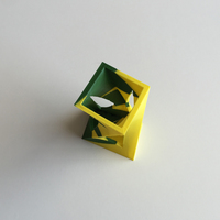 Twisted Box Vase (Dual Extrusion / 2 Color) - Thumbnail 4