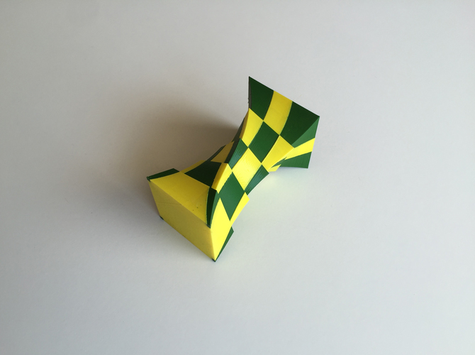 2-Color Box Vase (Dual Extrusion) 3D Print 100877