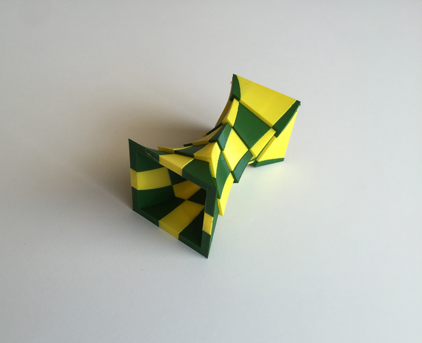 2-Color Box Vase (Dual Extrusion) 3D Print 100878