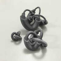 Small Modified Torus Knot 3D Printing 100912