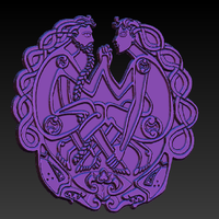 Small Celtic decoration. Styling 3D Printing 100977