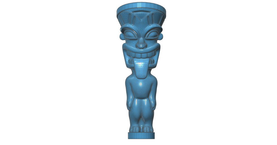 King Kama Tiki Statue 3D Print 101020
