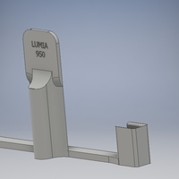 Small Tripod stand Lumia 950 Dual Sim 3D Printing 101132