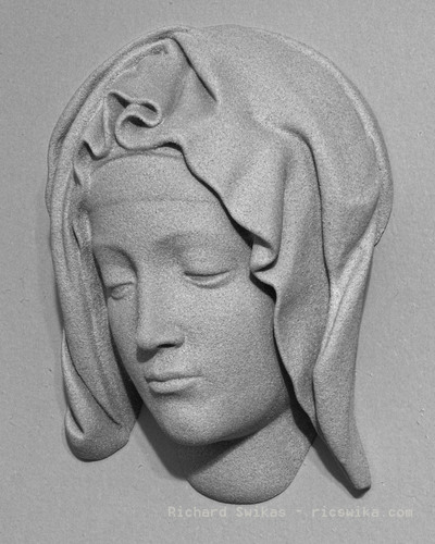 Michelangelo's Pietà, detail of Mary 3D Print 101157