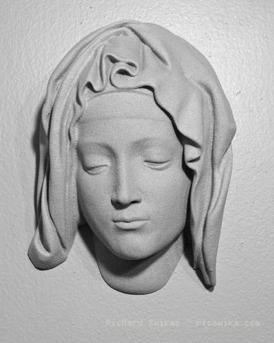 Michelangelo's Pietà, detail of Mary 3D Print 101161