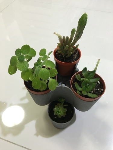 Micro-sized Stacking Pot for Indoor Plants 3D Print 101292