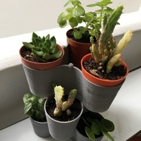 Micro-sized Stacking Pot for Indoor Plants - Thumbnail 3