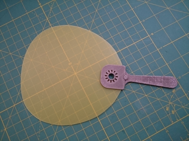 Japanese Hand Fan Clip Assemble Handle (Great demo gift!) - Pinshape