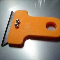 Small Scraper using disposable Stanley knife blades  3D Printing 101306