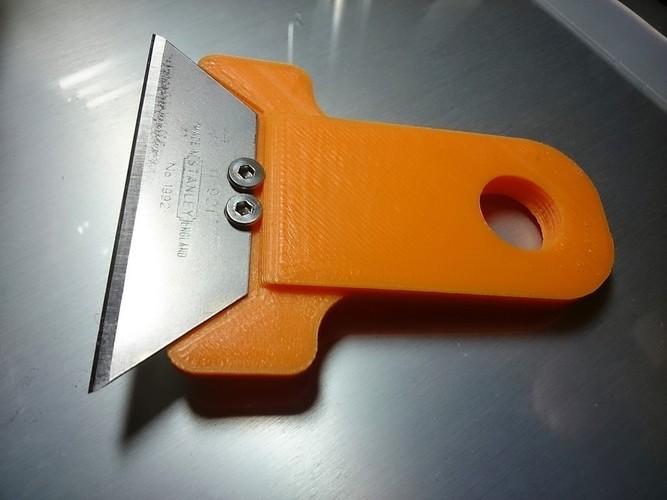 Scraper using disposable Stanley knife blades  3D Print 101308