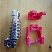 Small E3D-v6 Hotend mount for K8200  3D Printing 101326