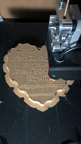 Heart base (without engraving) 3D Print 101387