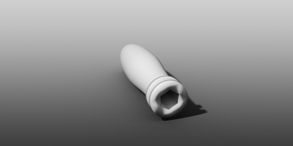 Handgrip standard for 8mm screw rod  3D Print 101421