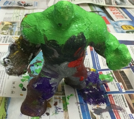 Hulk - like figure