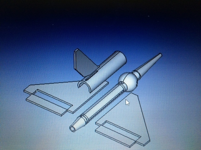 Delta Rocket - RC Glider or EDF Jet 3D Print 101468