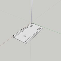 FlashForge Creator Pro Umbilical Bracket - Thumbnail 3