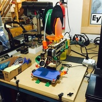 Small Printrbot Simple Platform Spool Holder 3D Printing 101534