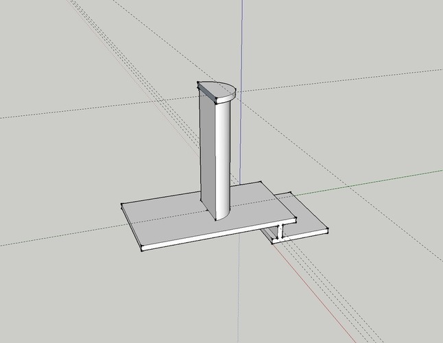 Filament Spool Holder for Flashforge Creator Pro 3D Print 101547