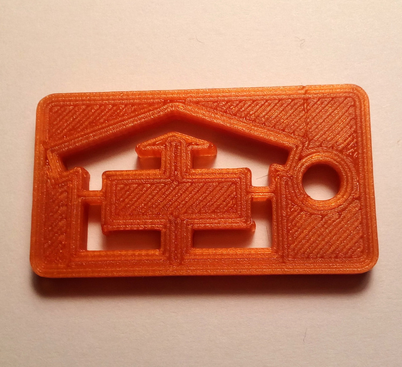 Shed Garage Garden House keychain