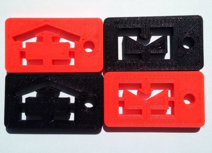Shed Garage Garden House keychain 3D Print 101565