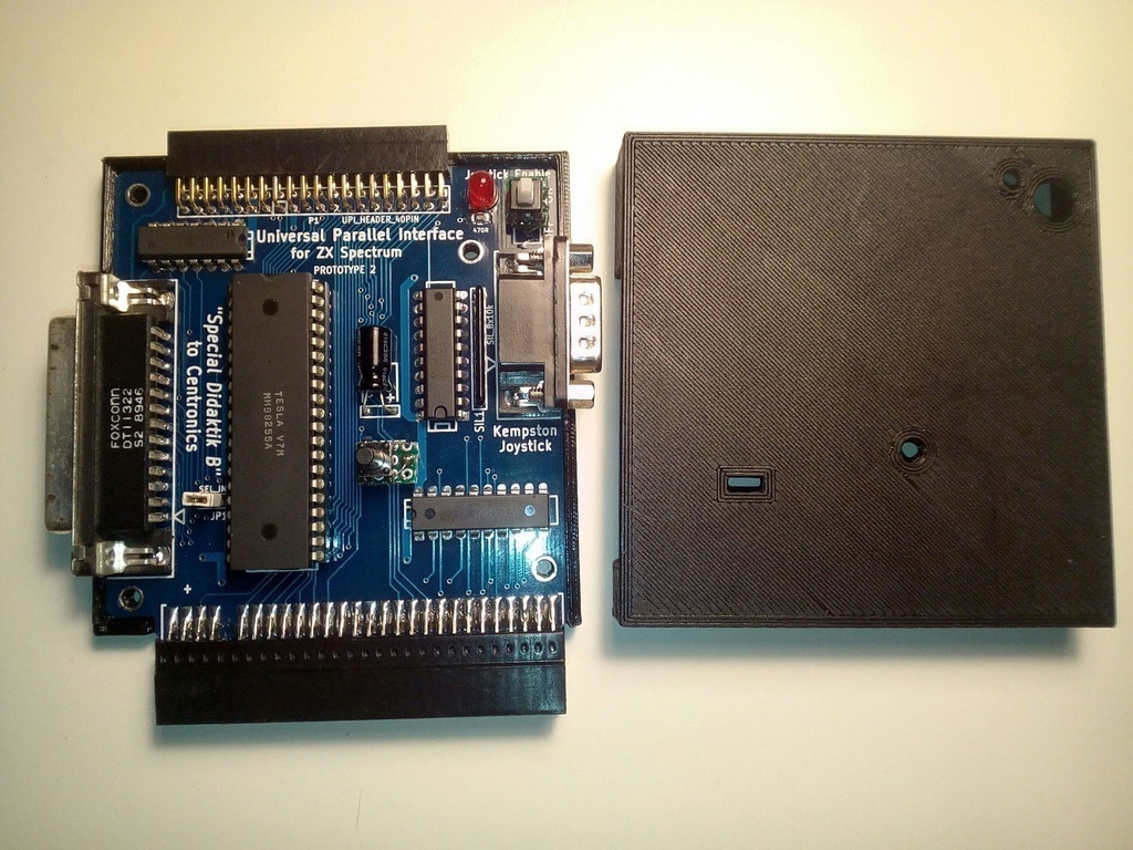 3D Printed ZX Spectrum Universal Parallel Interface case by Imrich 