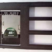 Small 2.5" HardDrive SD mSATA Caddy for HP nc6000 and Compaq Evo N610 3D Printing 101585