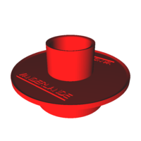 Small KOONN CANDLEHOLDER ON WINEBOTTLE 3D Printing 101592