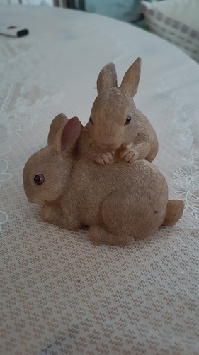 Scanned rabbit figure 3D Print 101694