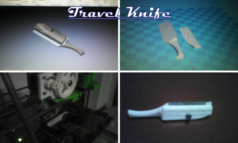 Travel Knife 3D Print 101698