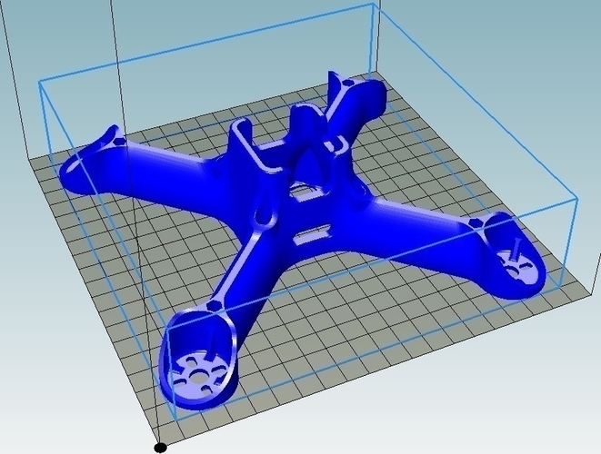 Birdbone Aero 210 FPV Mini Quad Frame 3D Print 101744