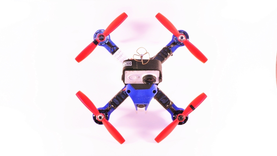 Birdbone Aero 210 FPV Mini Quad Frame 3D Print 101747