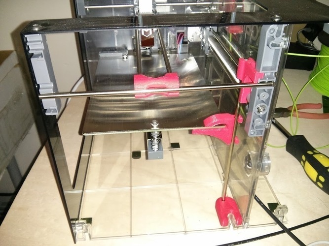 Makibox Z wobble fix - Uses 3D Printed parts, and existing metal 3D Print 101766