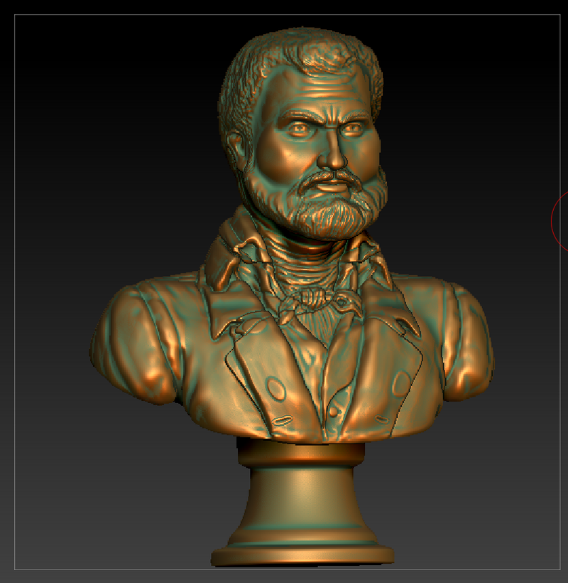 A Bust Of Ernest Hemingway