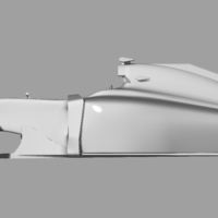 Solid F1 Race Car Maquette - Thumbnail 3