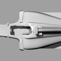 Solid F1 Race Car Maquette - Thumbnail 4
