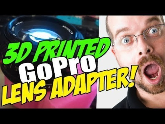 GoPro SLR Minolta Lens Adapter! 3D Print 101917