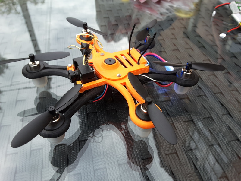 Hexacopter 125 / 110mm spracing f3 coreless 8.5x200mm