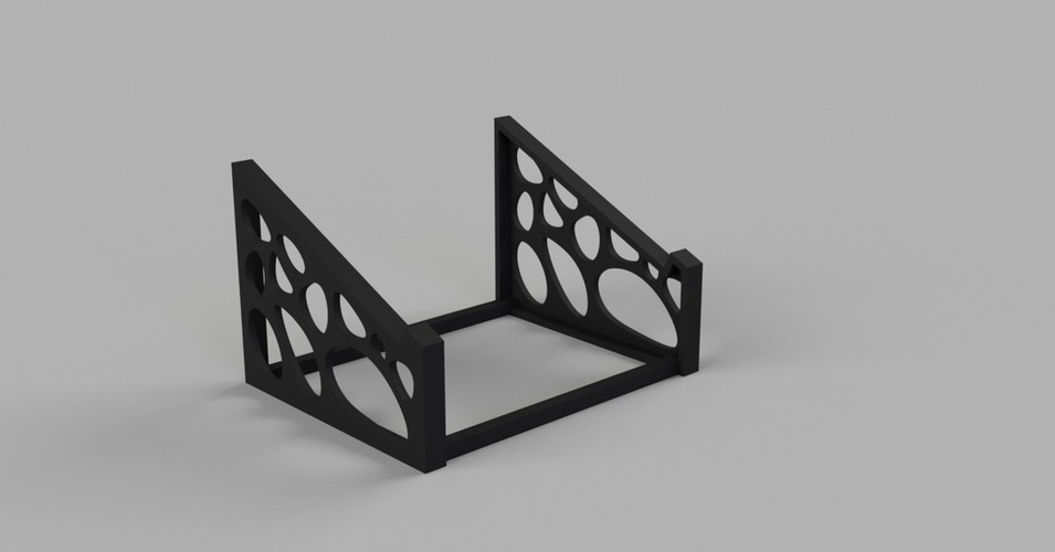 Voronoi Laptop Stand 3D Print 101942