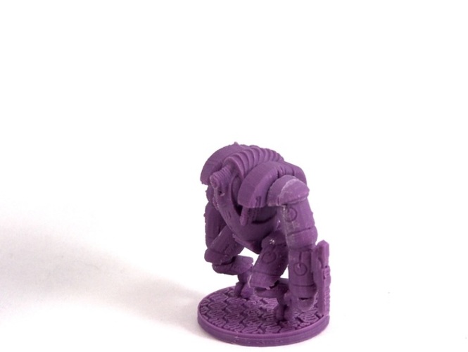 House Vermeni Guardian Mech, 28mm Miniature 3D Print 1020