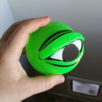 Pepe the Frog Holloween Costume Eyeglasses Tie-on - Thumbnail 1