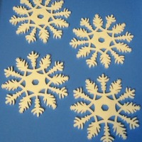 Small snowflake decoration or drinks coaster 3D Printing 102063