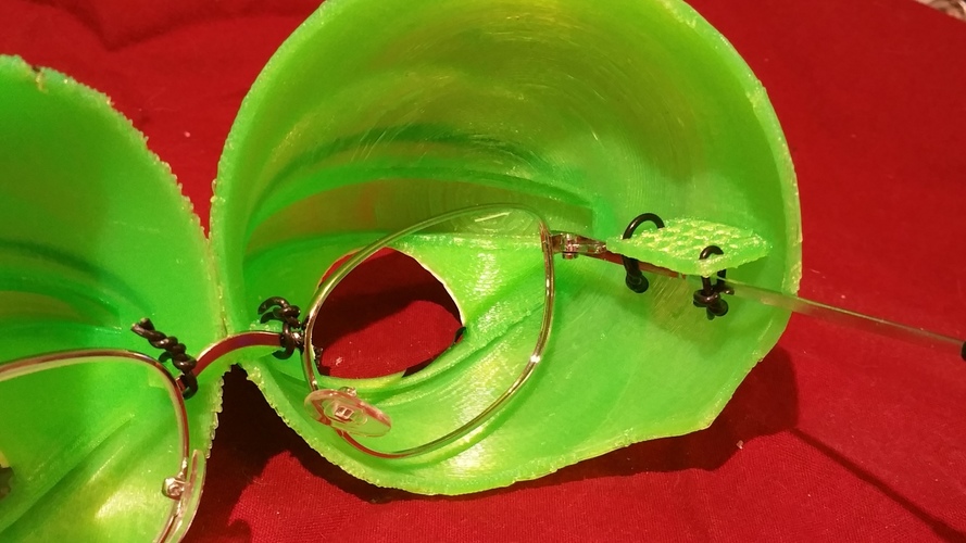 Pepe the Frog Holloween Costume Eyeglasses Tie-on 3D Print 102069